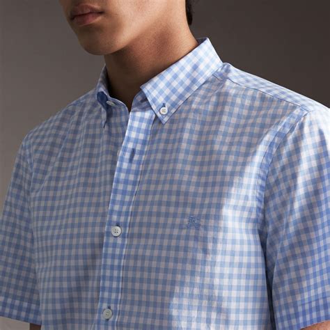 burberry pale blue hemd bunte knöpfe|burberry clothing for men.